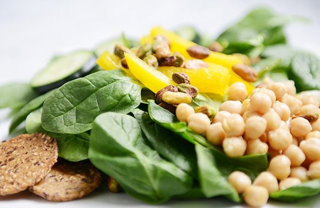 Pistachio and Chickpea Crunch Salad