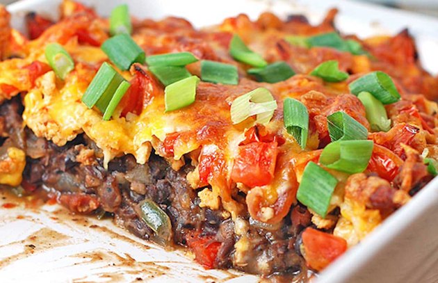 Southwest Black Bean Casserole