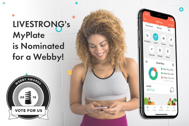 LIVESTRONG s MyPlate App Is Nominated For A Webby Award And Needs Your 