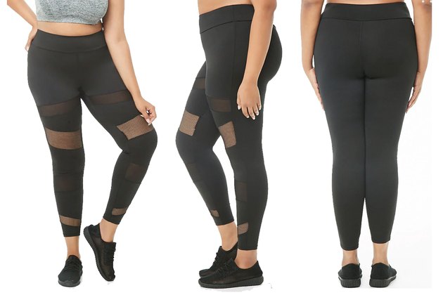 Forever21 Plus Size Black Plus-Size Leggings