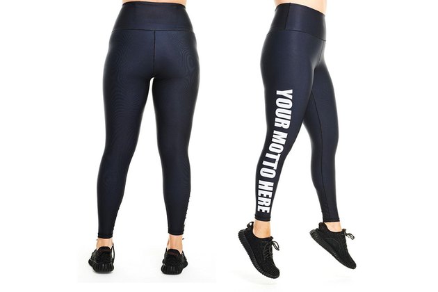 Day Won Black Plus-Size Leggings