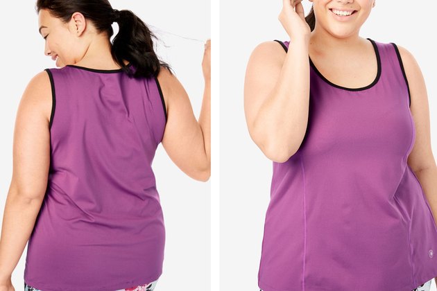 fullbeauty Activewear purple tank top