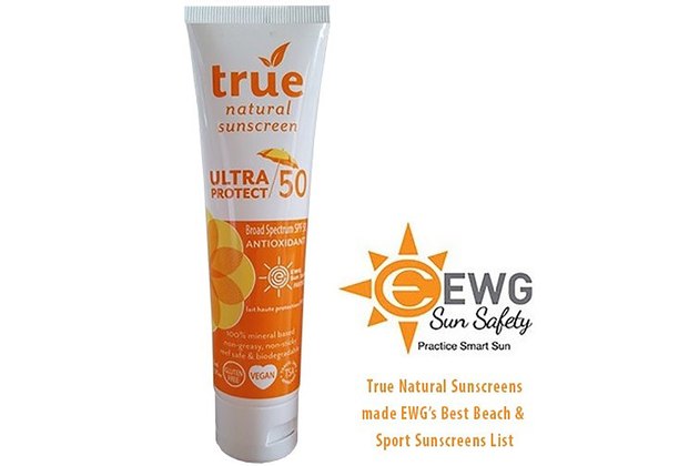 True Natural's ULTRA PROTECT SPF 50 Antioxidant Sunscreen