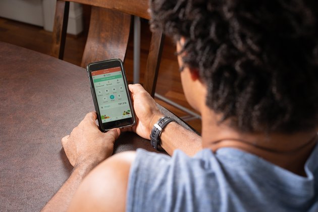 Errick uses the MyPlate app