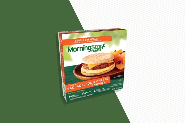 MorningStar Farms Sausage, Egg & Cheese Vegetarian Breakfast Sandwich