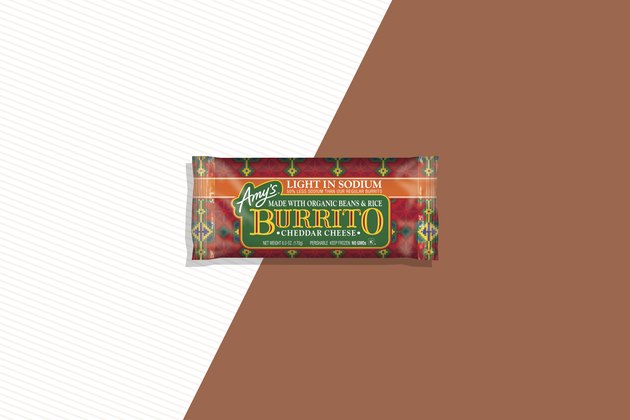 Amy's Light-In-Sodium Cheddar Cheese, Bean & Rice Burrito
