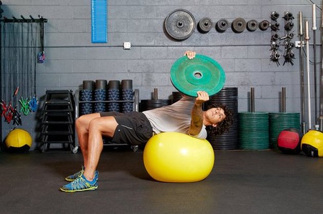 38. Swiss-Ball Russian Twist