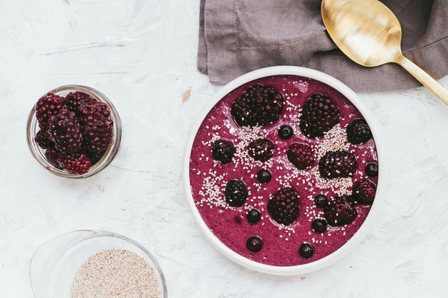 tone it up beautifying blackberry banana smoothie