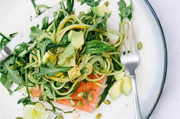 Chili Lime Cucumber Noodle with Watermelon