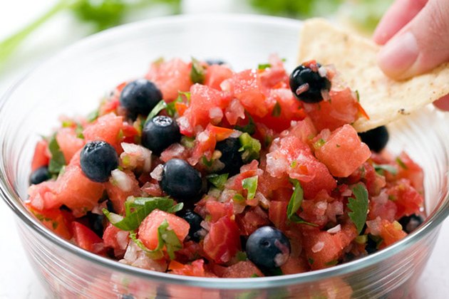 Watermelon Blueberry Salsa