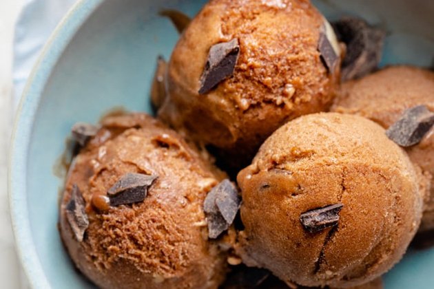 Cappuccino Nice Cream healthy homemade ice cream recipes