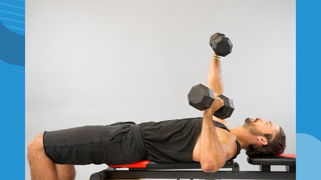 1. Alternate-Arm Dumbbell Bench Press