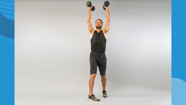 7. Dumbbell Rotational Shoulder Press