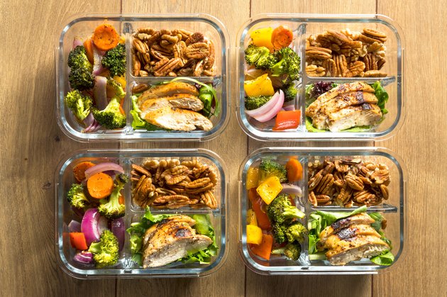 Homemade Keto Chicken Meal Prep Containers