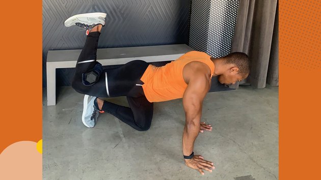 4. Dumbbell Donkey Kickback