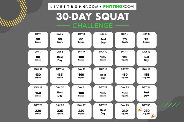 The 30 Day Squat Challenge For Leaner Legs And A Toned Butt