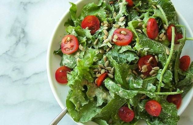 Caesar Style Kale Salad