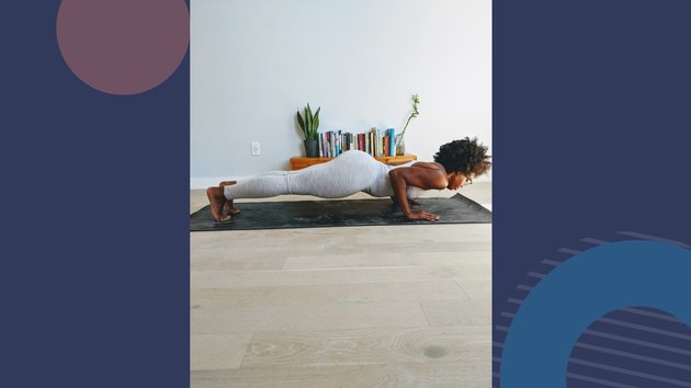 Move 5: Four-Limbed Staff Pose (Chaturanga Dandasana)