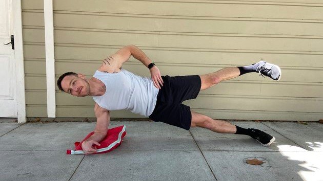 Move 3: Leg Raise From Side Plank