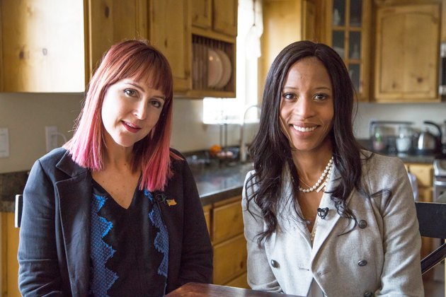 Jess Barron and Mia Love