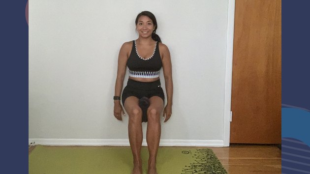 Move 2: Wall Sit With Adduction