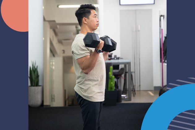 1. Standing Dumbbell Curl