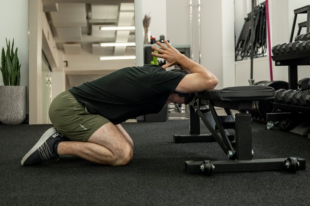 Move 6: Bench Prayer Stretch