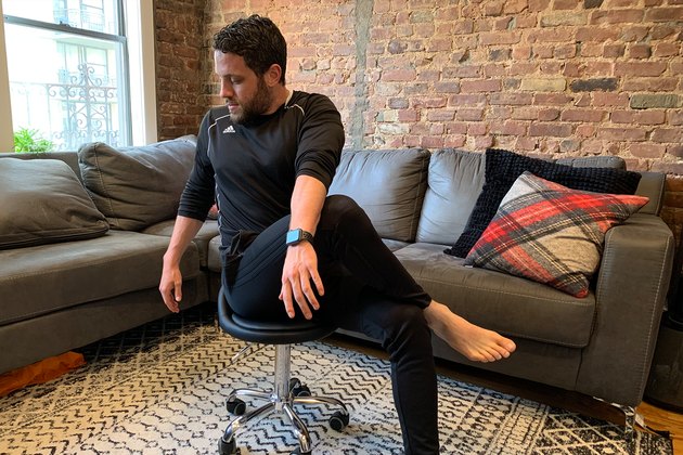 Move 7: Seated Lower Back Rotational Stretch