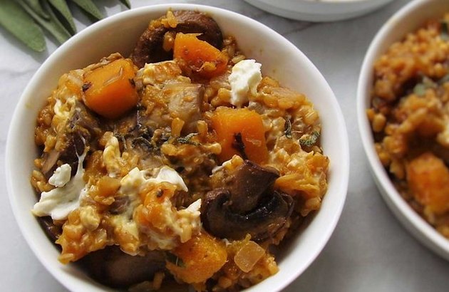 Butternut Squash “Risotto” with Sage broth-based recipes