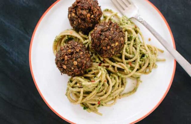 Boulettes de viande aux lentilles et aux champignons