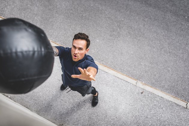 How to Do the Wall Ball Exercise in CrossFit | Livestrong.com