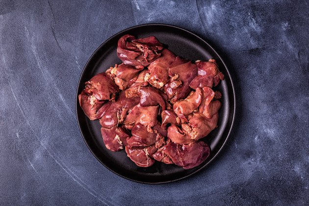 Raw chicken liver