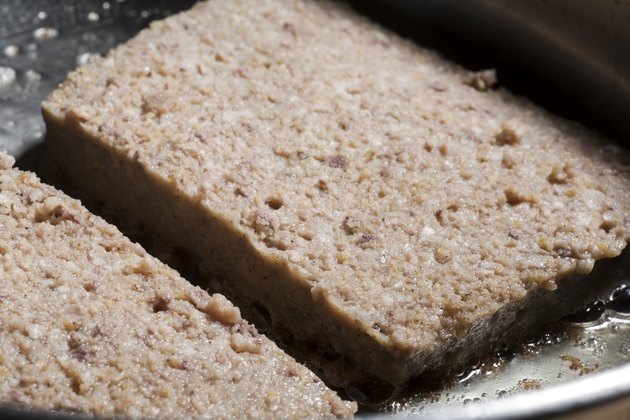 Scrapple frying