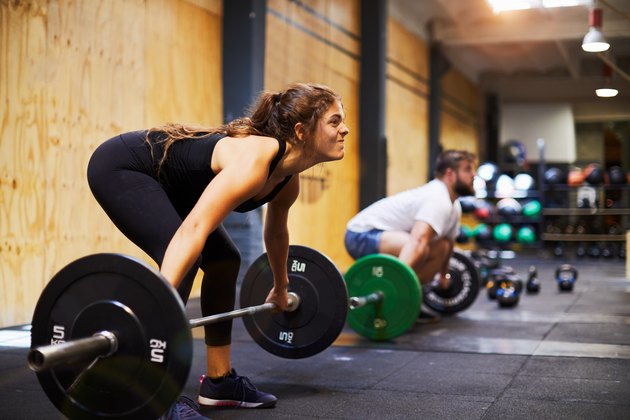 Intensive training gym in Barcelona fitness and sport concepts.