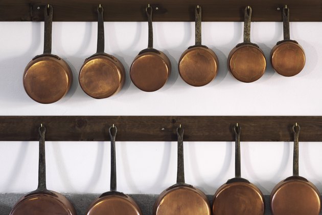 Copper pots and pans