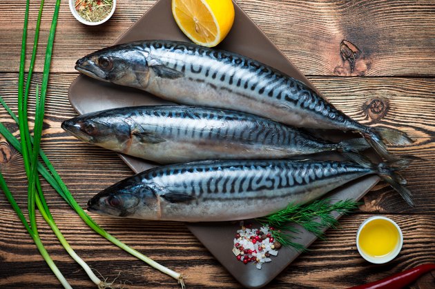 Raw sea fish