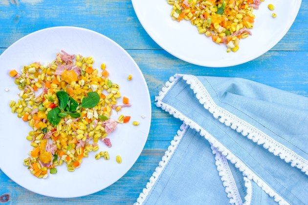 Healthy Summer Ham Hock Salad With Pearl Barley