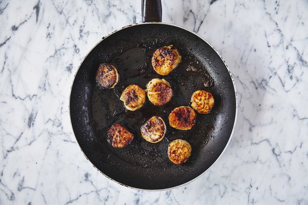 Pan seared scallops