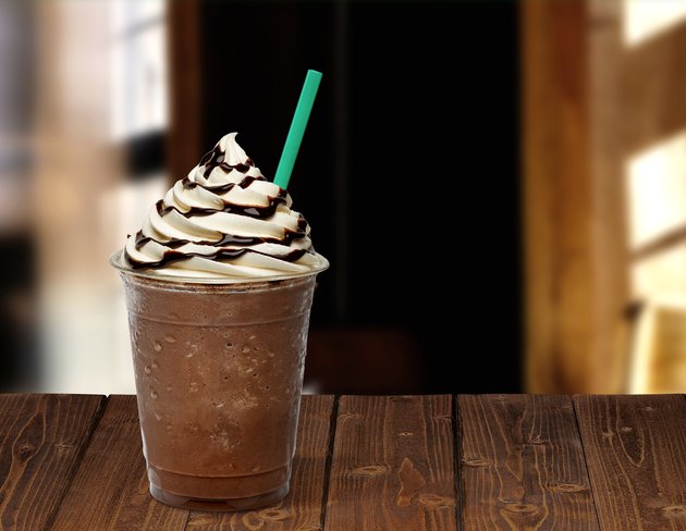 在外带杯子的Frappuccino