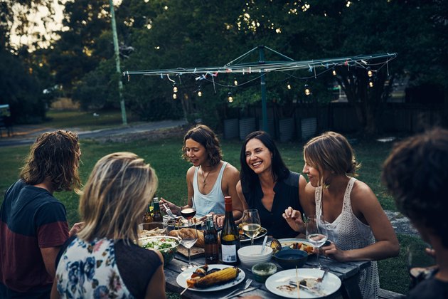 Sitting down with friends and family for a nightly meal