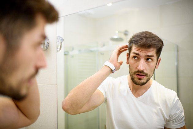 Man in the bathroom