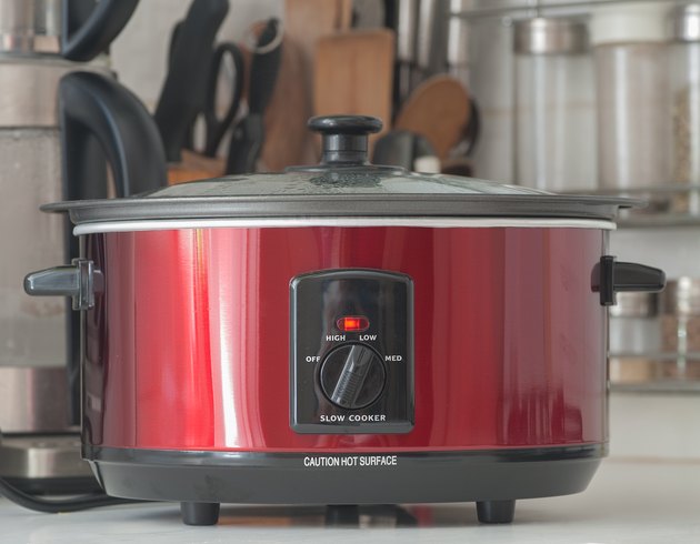 Slow Cooker on a Kitchen Counter