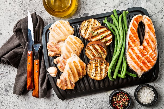 Healthy grill food