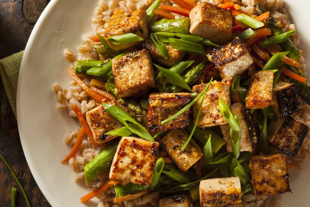 Homemade Tofu Stir Fry meat substitutes