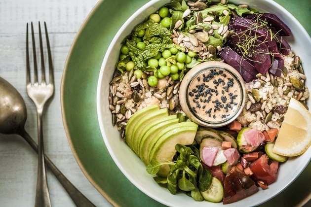 Grain Bowl with Peanut Sauce