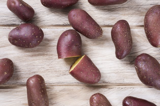 raw baby red potatoes