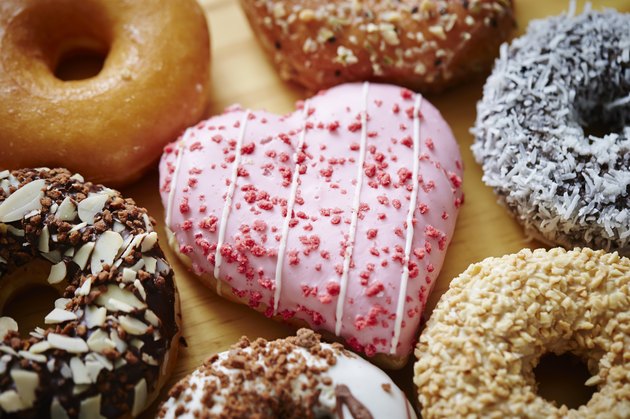 Doughnuts on a plate