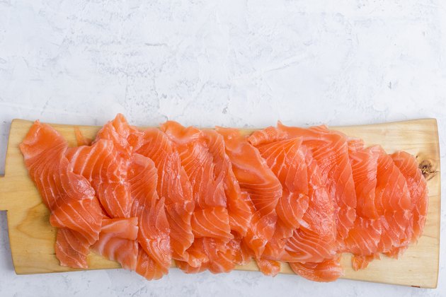 Homemade smoked salmon