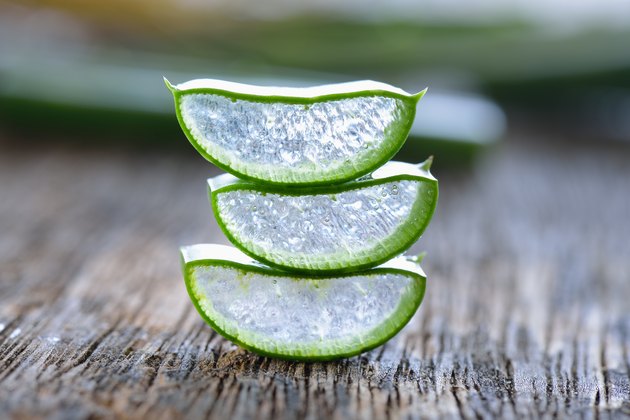 Close-Up Of Aloe Vera On Table