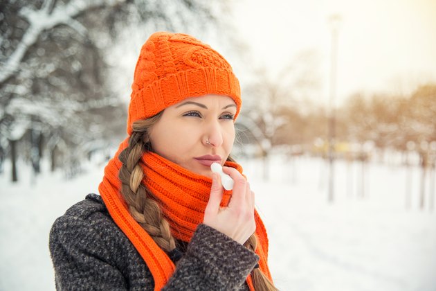 Winter mood without chapped lips